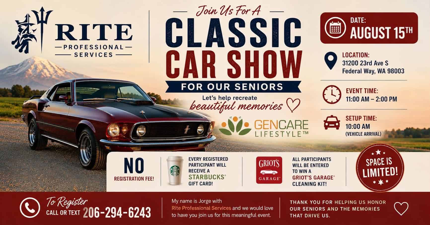Classic Car Show for Seniors 1 Image 1